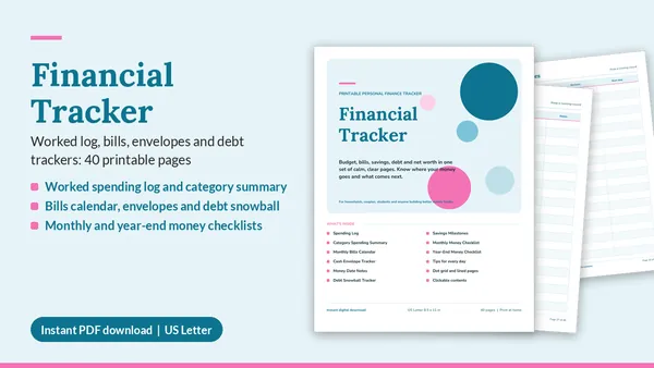 Cover of Financial Tracker
