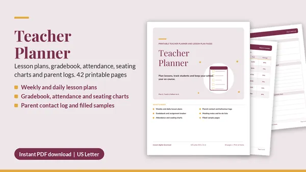 Cover of Teacher Planner
